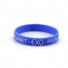 最新EXO明星同款硅胶手环(手腕带)